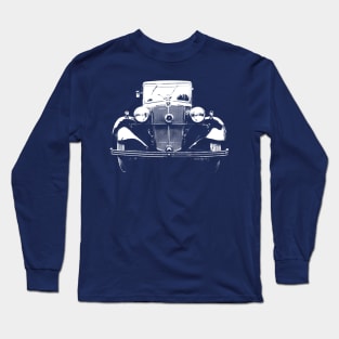 Morris 10-4 1930s British classic car monoblock white Long Sleeve T-Shirt